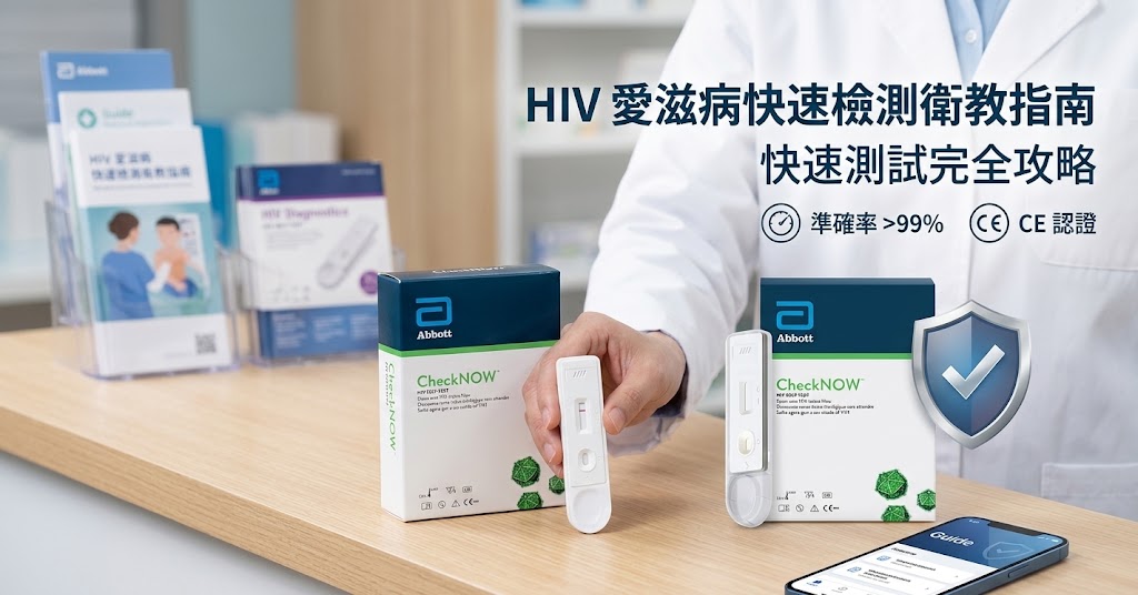 Abbott CheckNOW HIV self test kit HK - 香港家用愛滋病試紙購買與衛教指南