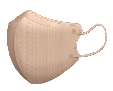 Korean 2D adult face masks by Arte, 50-pack, with white color and ear loops, designed for comfortable everyday wear.